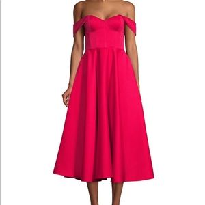 NWT Jay Godfrey midi off the shoulder dress size 0